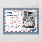 Glücklicher Tag der Krankenschwestern. Vintage Des Postkarte (Vorderseite)