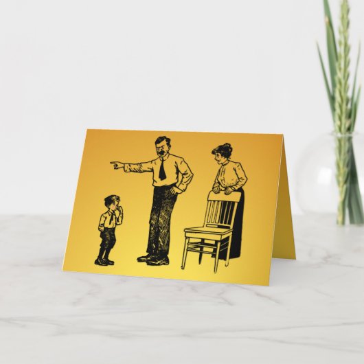 Glücklicher Tag der Väter - ich lüge Karte (Vorderseite)