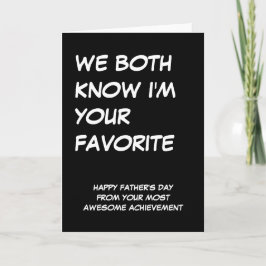 Glücklicher Tag der Väter von Ihrem Phantastischen Karte