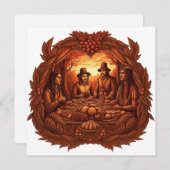 GLÜCKLICHER TAG FEIERTAGSKARTE (Vorne/Hinten)