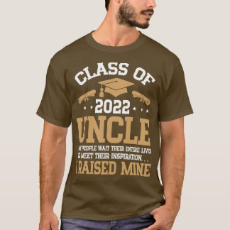 Glücklicher Tag für die Abschlussklasse 2022 Onkel T-Shirt