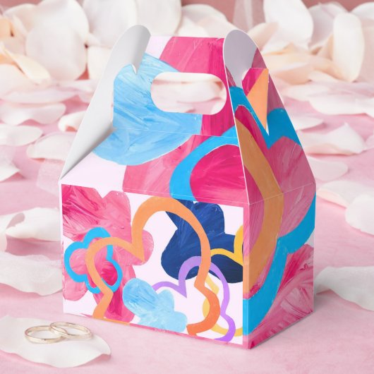 Glücklicher Tag Geschenkbox Geschenkschachtel (Hochzeit)