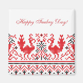 Glücklicher Tag in der Türkei! Magnet (Vorne)