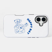 glücklicher Tag iPhone 16 Hülle (Rückseite (Horizontal))