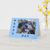 Glücklicher Tag Karte (Gelbe Blume)