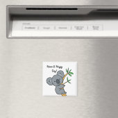 Glücklicher Tag Koala Magnet (In Situ (Geschirrspüler))