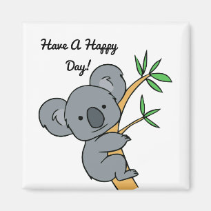 Glücklicher Tag Koala Magnet