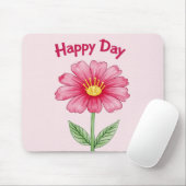 glücklicher Tag Mousepad (Mit Mouse)