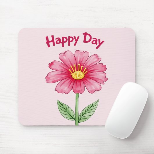 glücklicher Tag Mousepad (Mit Mouse)