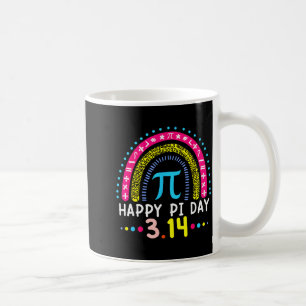 Glücklicher Tag Regenbogen 3,14 Zahl Mathelehrer F Kaffeetasse