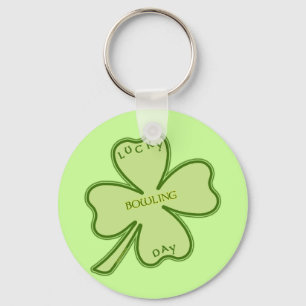 Glücklicher TagesBowling Schlüsselanhänger