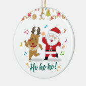 Glücklicher Tanz Keramik Ornament (Links)