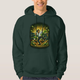 Glücklicher Tanzender Trader Bullischer Markt Hood Hoodie