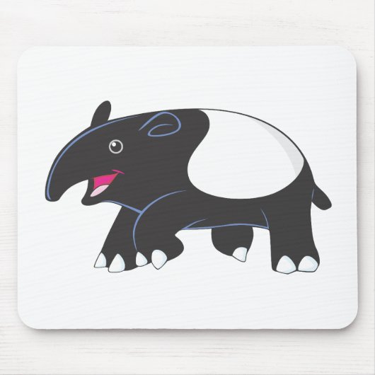 Glücklicher Tapir Mousepad (Vorne)