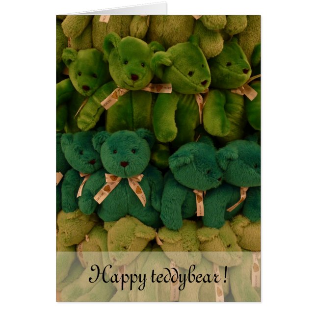 Glücklicher Teddybär! (Vorne)