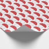 Glücklicher Teufel mit einer Fliege agarisiert! Geschenkpapier (Ecke)