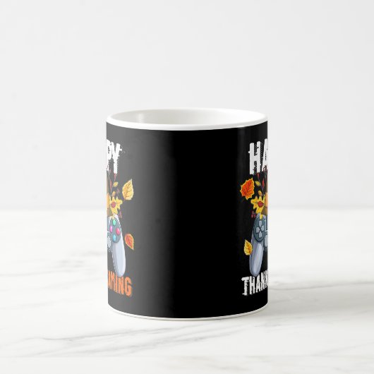 Glücklicher Thanksgiving Video Game Controller Pil Kaffeetasse (Mittel)