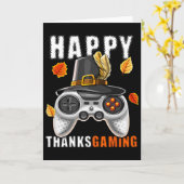 Glücklicher Thanksgiving Video Game Controller Pil Karte (Gelbe Blume)