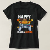 Glücklicher Thanksgiving Video Game Controller Pil T-Shirt (Design vorne)