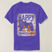 Glücklicher Thanksgiving Video Game Controller Pil T-Shirt (Design vorne)