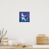 Glücklicher Tiefseehai Poster (Küche)