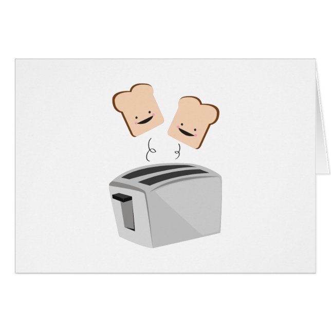 Glücklicher Toaster (Vorderseite (Horizontal))