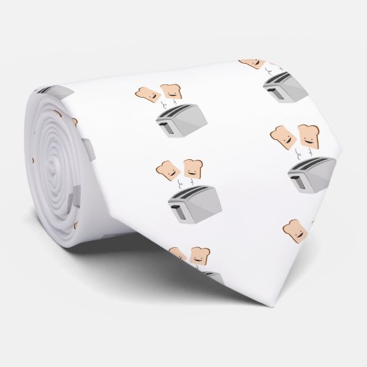Glücklicher Toaster Krawatte (Gerollt)