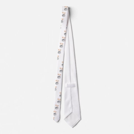 Glücklicher Toaster Krawatte (Rückseite)