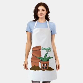 Glücklicher Topf & Boden Garten Humor Dreck passie Schürze