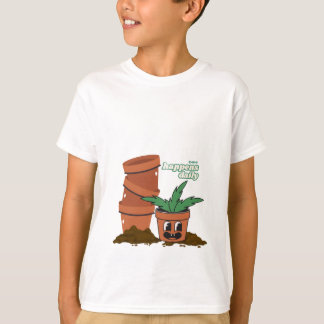 Glücklicher Topf & Erde Garten Humor Dreck passier T-Shirt