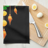 Glücklicher Traumfänger Geschirrtuch (Viertel Falte)