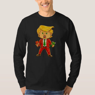 Glücklicher Trump Lustiger Trump Bulle Bär Trump M T-Shirt