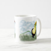 Glücklicher Tukan Cartoon Kaffeetasse (VorderseiteRechts)