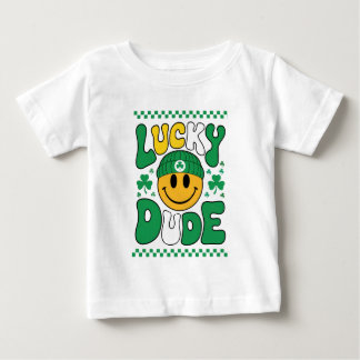 Glücklicher Typ Smile Gesicht St. Patrick’s Tag Baby T-shirt