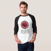 Glücklicher TypRaglan T-Shirt (Vorne ganz)