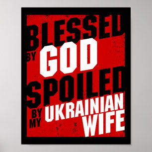 Glücklicher ukrainischer Ehemann der ukrainischen Poster