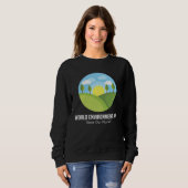Glücklicher Umwelttag Unser Planet 27 Sweatshirt (Vorne ganz)