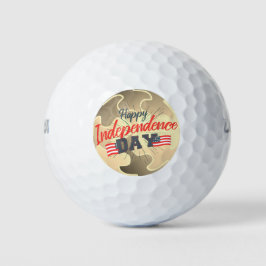 Glücklicher Unabhängigkeitstag - 4. Juli Geschenk Golfball