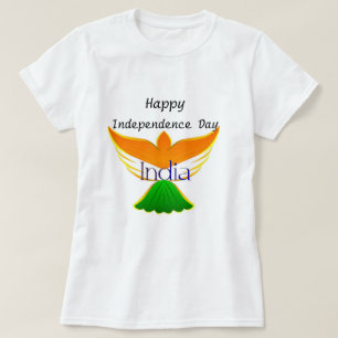 Glücklicher Unabhängigkeitstag Indien (Flagge au T-Shirt