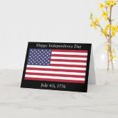 Glücklicher Unabhängigkeitstag, Karte (Gelbe Blume)