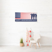 Glücklicher Unabhängigkeitstag miliatary Banner (Insitu)