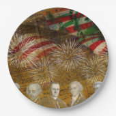 Glücklicher Unabhängigkeitstag! Pappteller (Vorderseite)