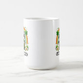 Glücklicher und stolzer Shamrock Skunk Kaffeetasse (Mittel)