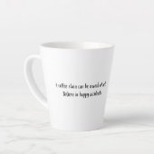 „Glücklicher Unfall“ Fuchs-Tasse – Friedlich, Kuns Milchtasse (Linke Ecke)