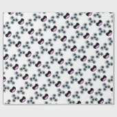 Glücklicher Unruhe-Spinner Geschenkpapier (Flach)