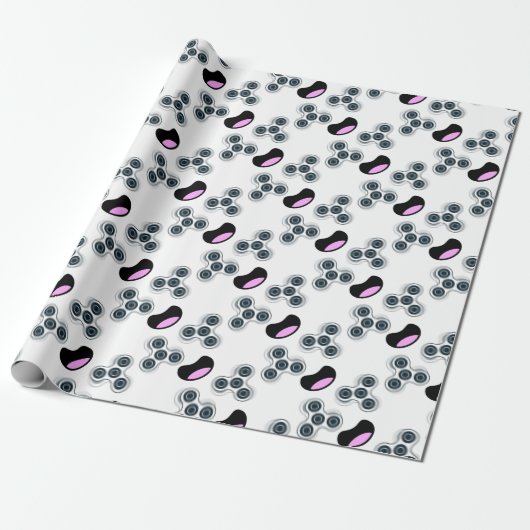 Glücklicher Unruhe-Spinner Geschenkpapier (Ungerollt)