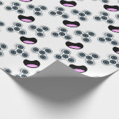 Glücklicher Unruhe-Spinner Geschenkpapier (Ecke)