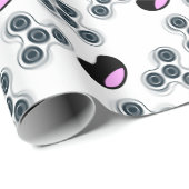 Glücklicher Unruhe-Spinner Geschenkpapier (Rolleneckpunkt)