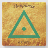 Glücklicher Untersetzer (Vorderseite)