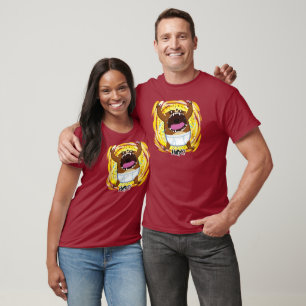GLÜCKLICHER UNTERWÄSCHE-BÄR von Jeff Willis Art T-Shirt